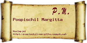 Pospischil Margitta névjegykártya